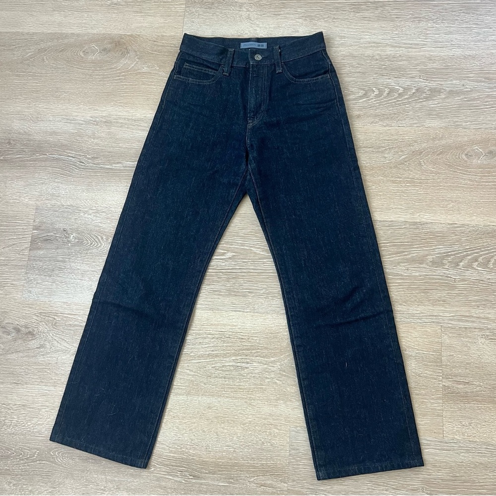 JW Anderson X Uniqlo Dark Denim Straight-Leg Jeans